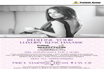 Redefine your luxury benchmark at Prateek Edifice